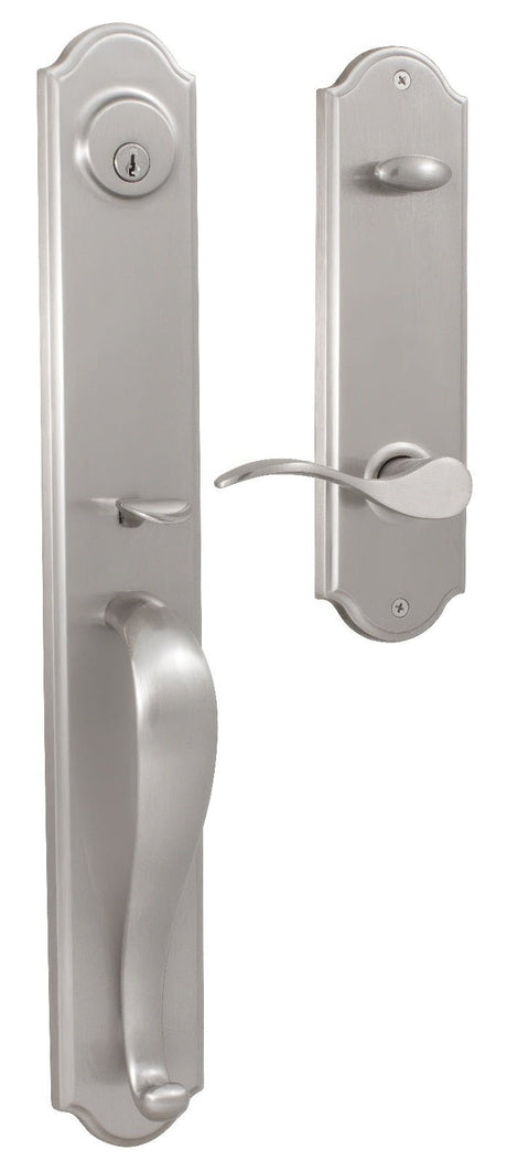 Weslock R6645-NUN0020 satin nickel dummy handleset