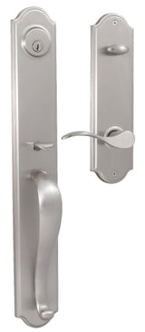 Weslock R6645-NUN0020 satin nickel dummy handleset