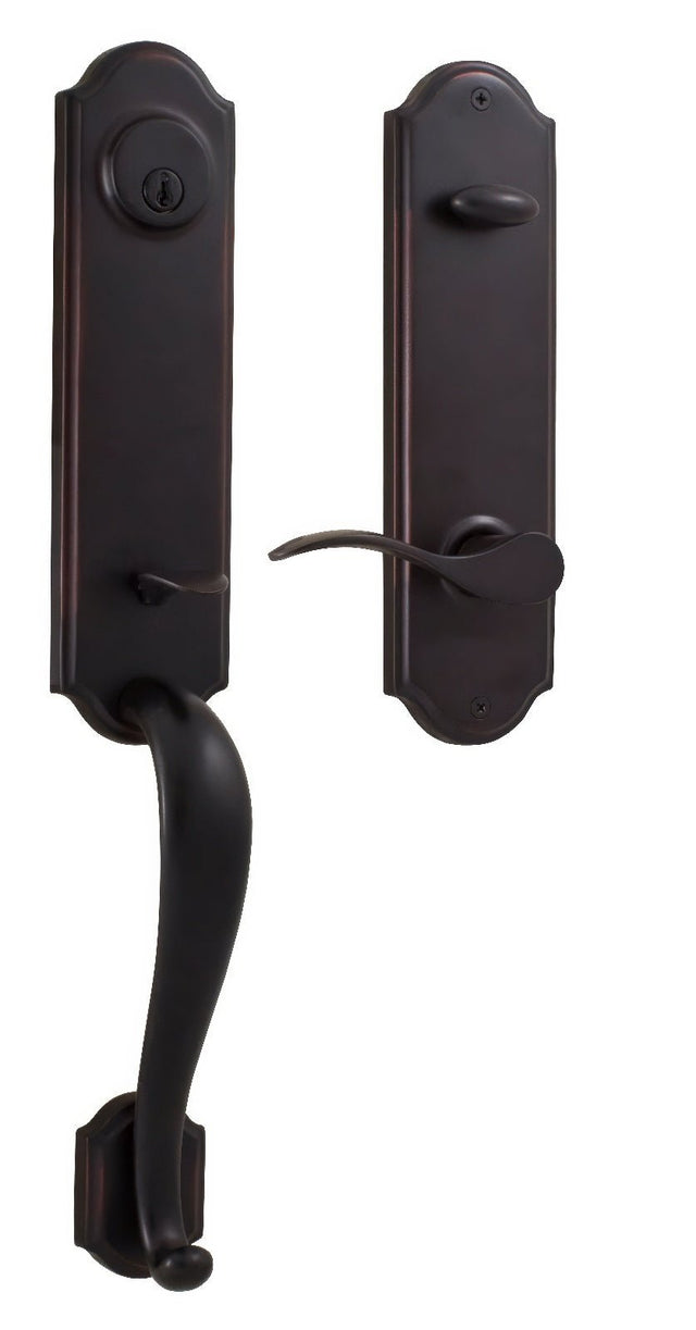 Weslock R6655-1U10020 oil rubbed bronze dummy handleset