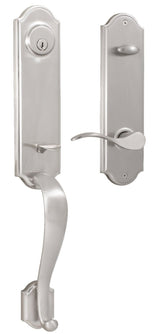 Weslock R6655-NUN0020 satin nickel dummy handleset