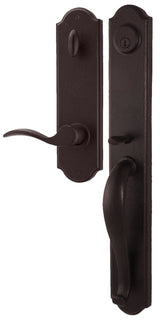 Weslock R7680-1H1SL2D oil rubbed bronze single cylinder handleset