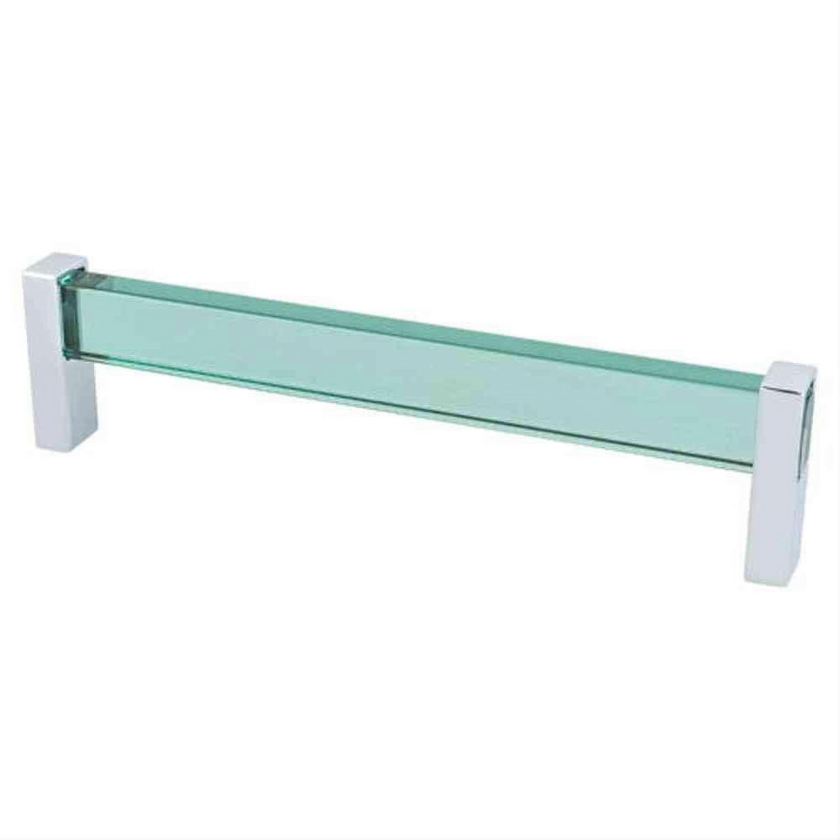 R. Christensen 1135-7000-P Spectrum Prism 6-5/8" Cabinet Pull Polished Chrome/Green