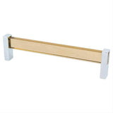 R. Christensen 1137-7000-P Spectrum Prism 6-5/8" Cabinet Pull Polished Chrome/Brown