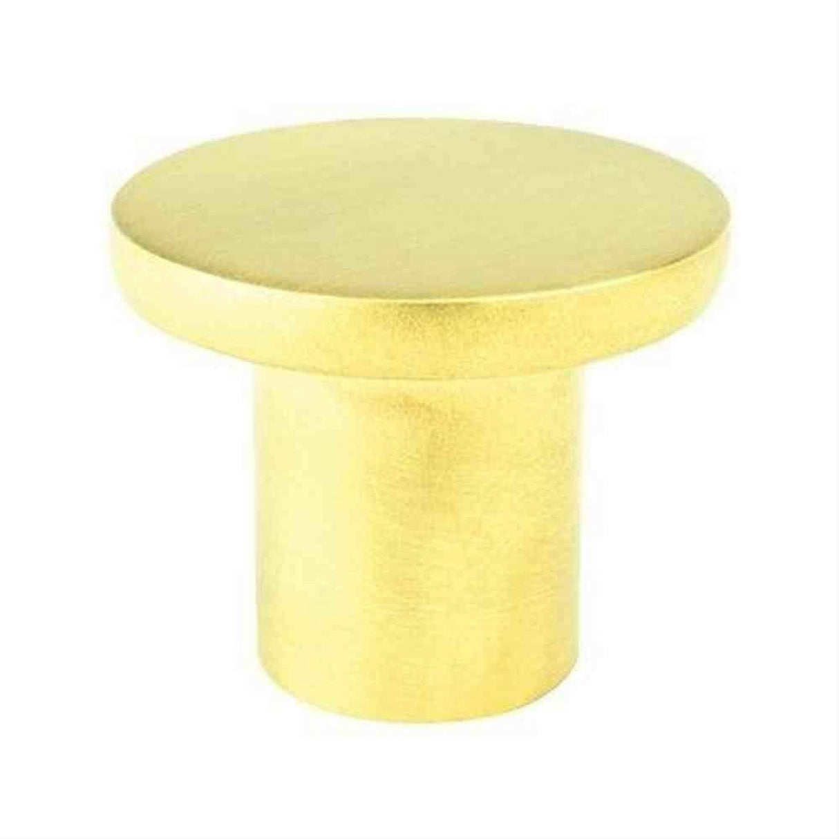 R. Christensen 6076-1SFG-C 1-3/32 Diameter Disc Cabinet Knob Soft Gold