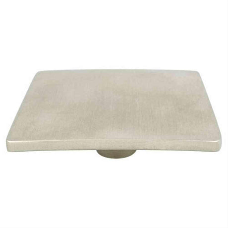 R. Christensen 9315-1BPN-C Wave 3-1/8" Square Cabinet Knob Brushed Nickel