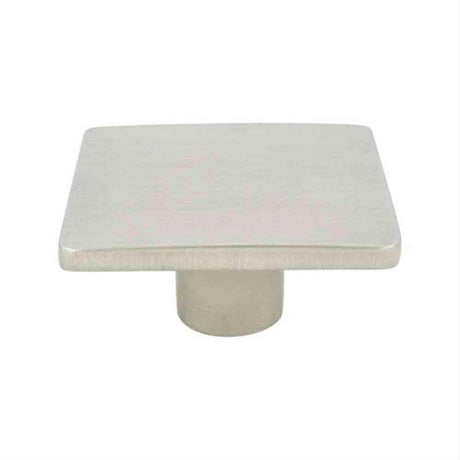 R. Christensen 9318-1BPN-C Wave 1-15/16" Square Cabinet Knob Brushed Nickel