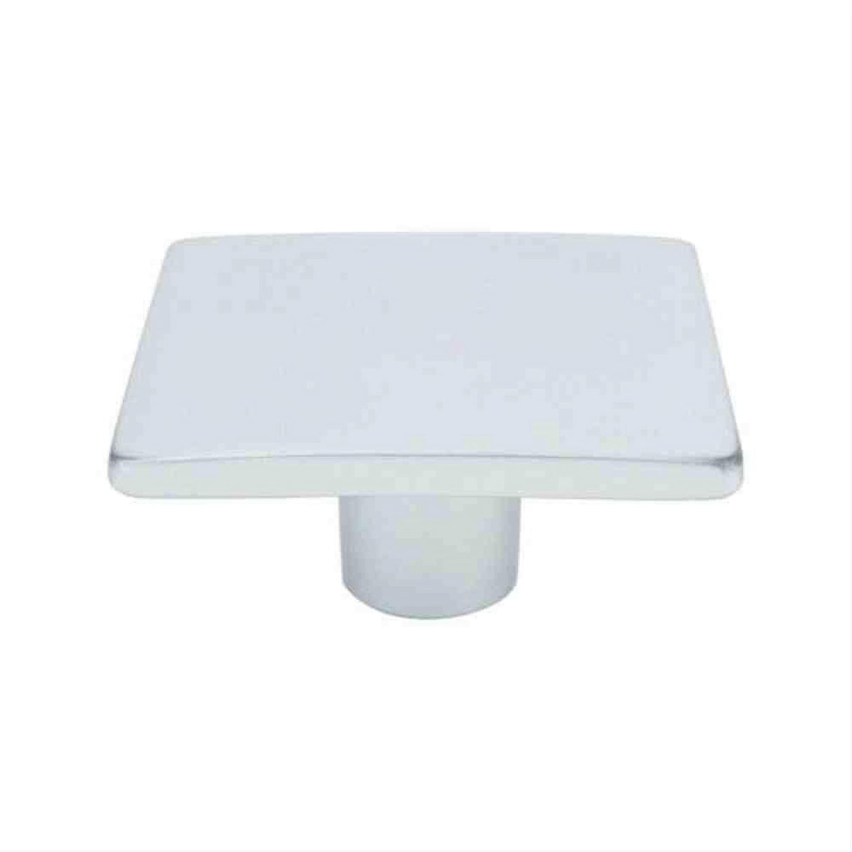 R. Christensen 9320-10DC-C Wave 1-15/16" Square Cabinet Knob Dull Chrome