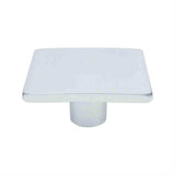 R. Christensen 9320-10DC-C Wave 1-15/16" Square Cabinet Knob Dull Chrome