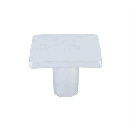 R. Christensen 9323-10DC-C Wave 1-1/4" Square Cabinet Knob Dull Chrome