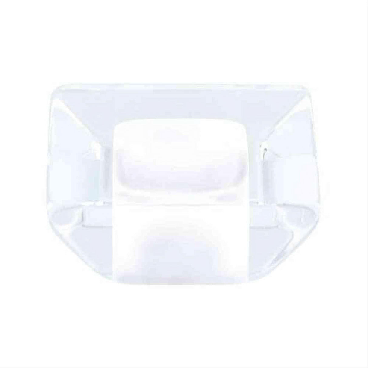 R. Christensen 9749-7000-P Spectrum Core 1-5/16" Cabinet Knob White Transparent