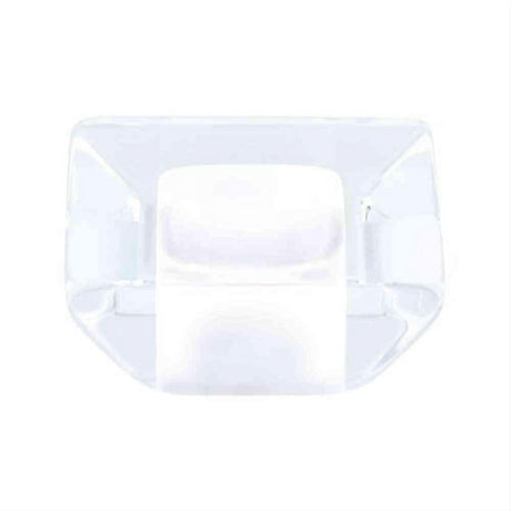 R. Christensen 9749-7000-P Spectrum Core 1-5/16" Cabinet Knob White Transparent