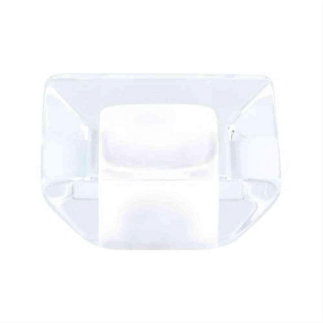 R. Christensen 9749-7000-P Spectrum Core 1-5/16" Cabinet Knob White Transparent