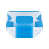 R. Christensen 9753-7000-P Spectrum Core 1-5/16" Cabinet Knob Blue Transparent