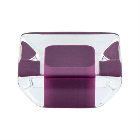 R. Christensen 9754-7000-P Spectrum Core 1-5/16" Cabinet Knob Purple Transparent