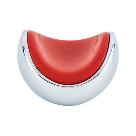 R. Christensen 9774-1000-P Spectrum Zest 1-9/16" Knob Cabinet Pull Polished Chrome/Red