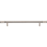 Top Knobs TK3238PN Burnham 12" Center to Center Bar Pull Polished Nickel