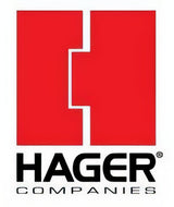 Hager RC1279312L114 flat black plain bearing hinge
