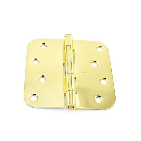 Hager RC184243EA58 polished brass plain bearing hinge