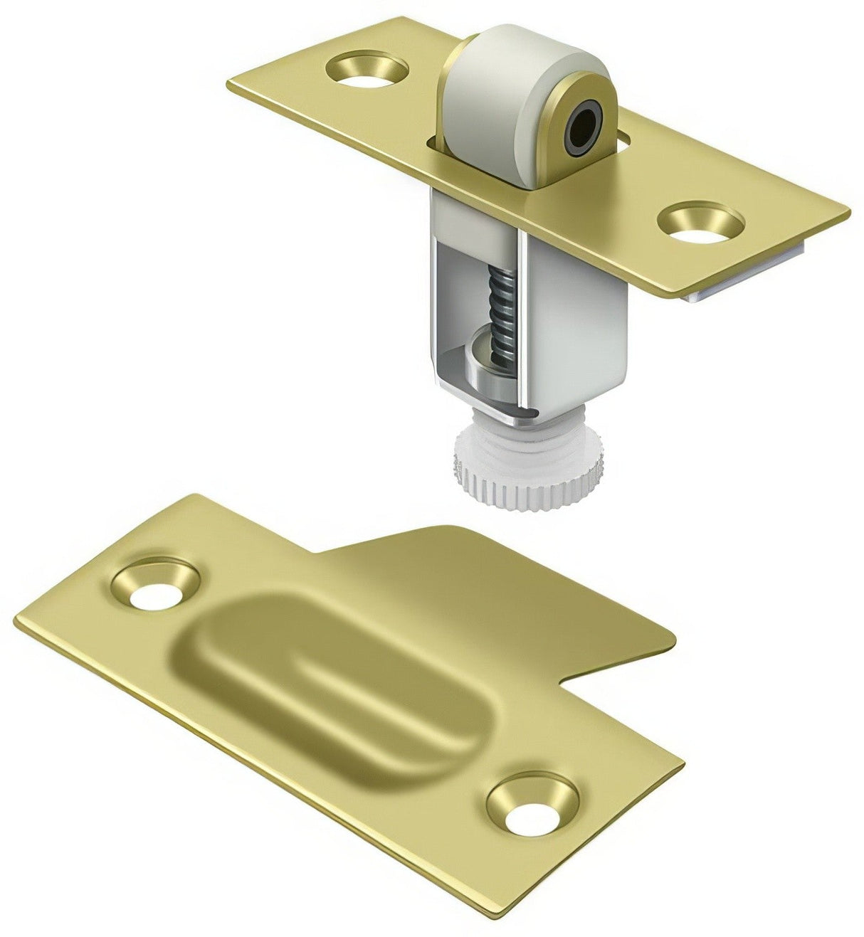 Deltana RCA336U3 polished brass roller catch