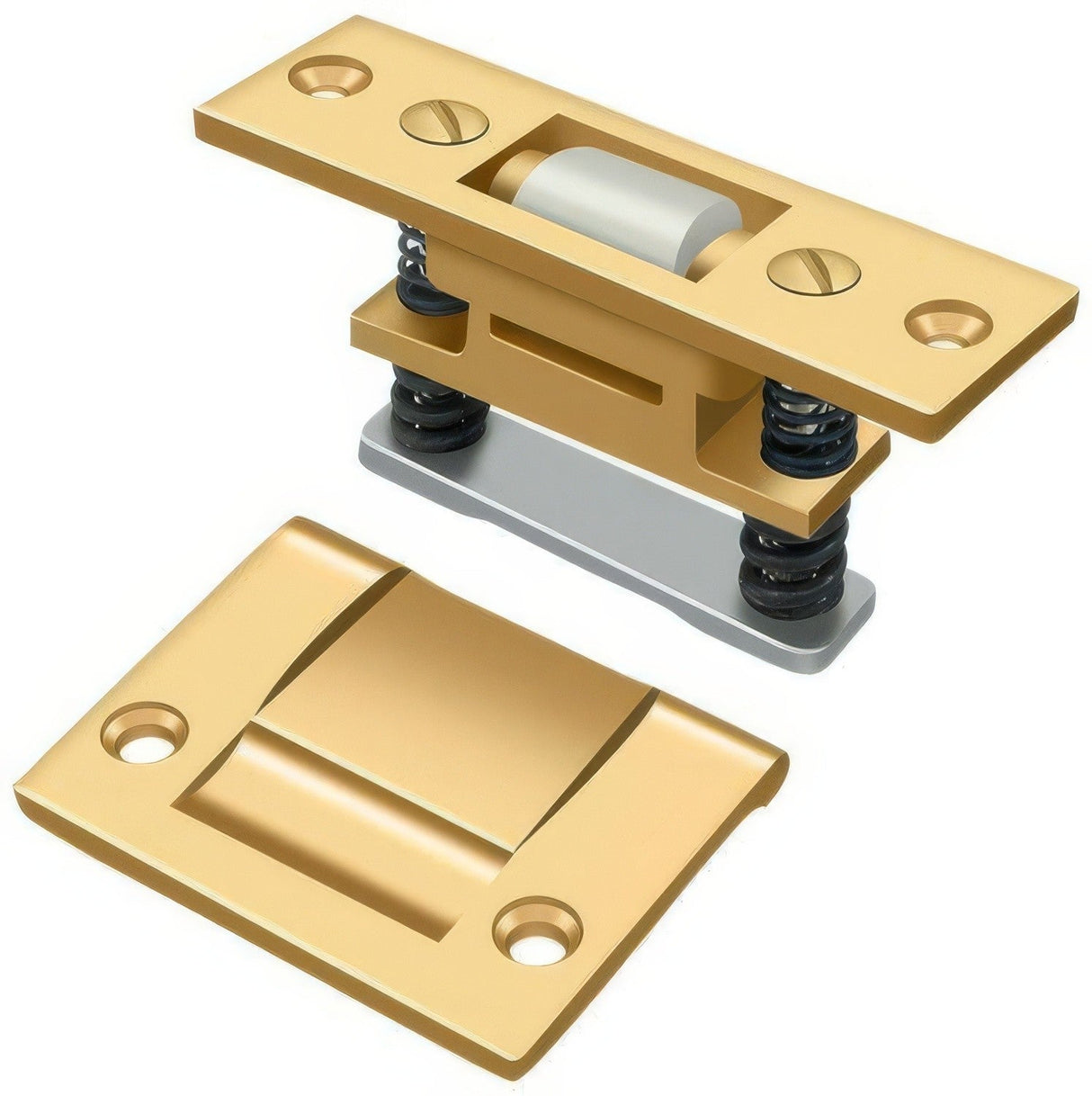 Deltana RCA430CR003 lifetime polished brass roller catch