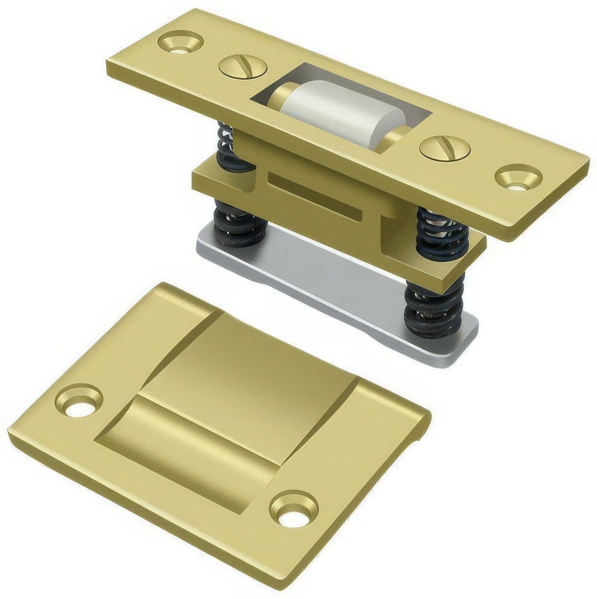 Deltana RCA430U3 polished brass roller catch