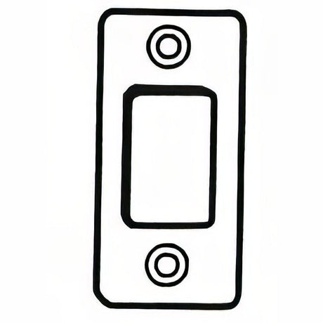 Better Home Products RCDBSTCH chrome deadbolt strikeplate