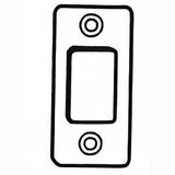 Better Home Products RCDBSTDC satin nickel deadbolt strikeplate