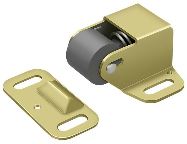 Deltana RCS338U3 polished brass roller catch