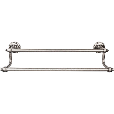 Top Knobs TUSC11PTA TOP BATH (R) Tuscany Bath Double 32 1/2" Wall Mounted Towel Bar Pewter Antique