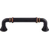 Top Knobs TK322UM Reeded 3 3/4" Center to Center Bar Pull Umbrio