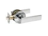 Copper Creek RL2220PS-RND polished stainless passage door lever