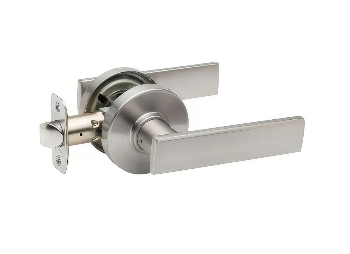 Copper Creek RL2220SS-RND satin stainless passage door lever