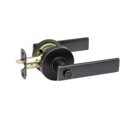 Copper Creek RL2231TB-RND tuscan bronze privacy door lever