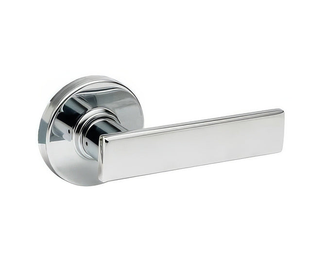 Copper Creek RL2290PS-RND polished stainless single dummy door lever