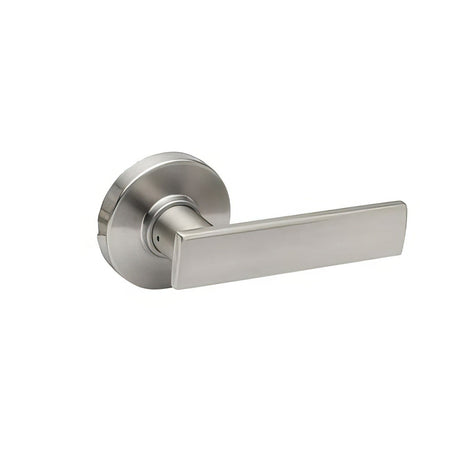 Copper Creek RL2290SS-RND satin stainless single dummy door lever
