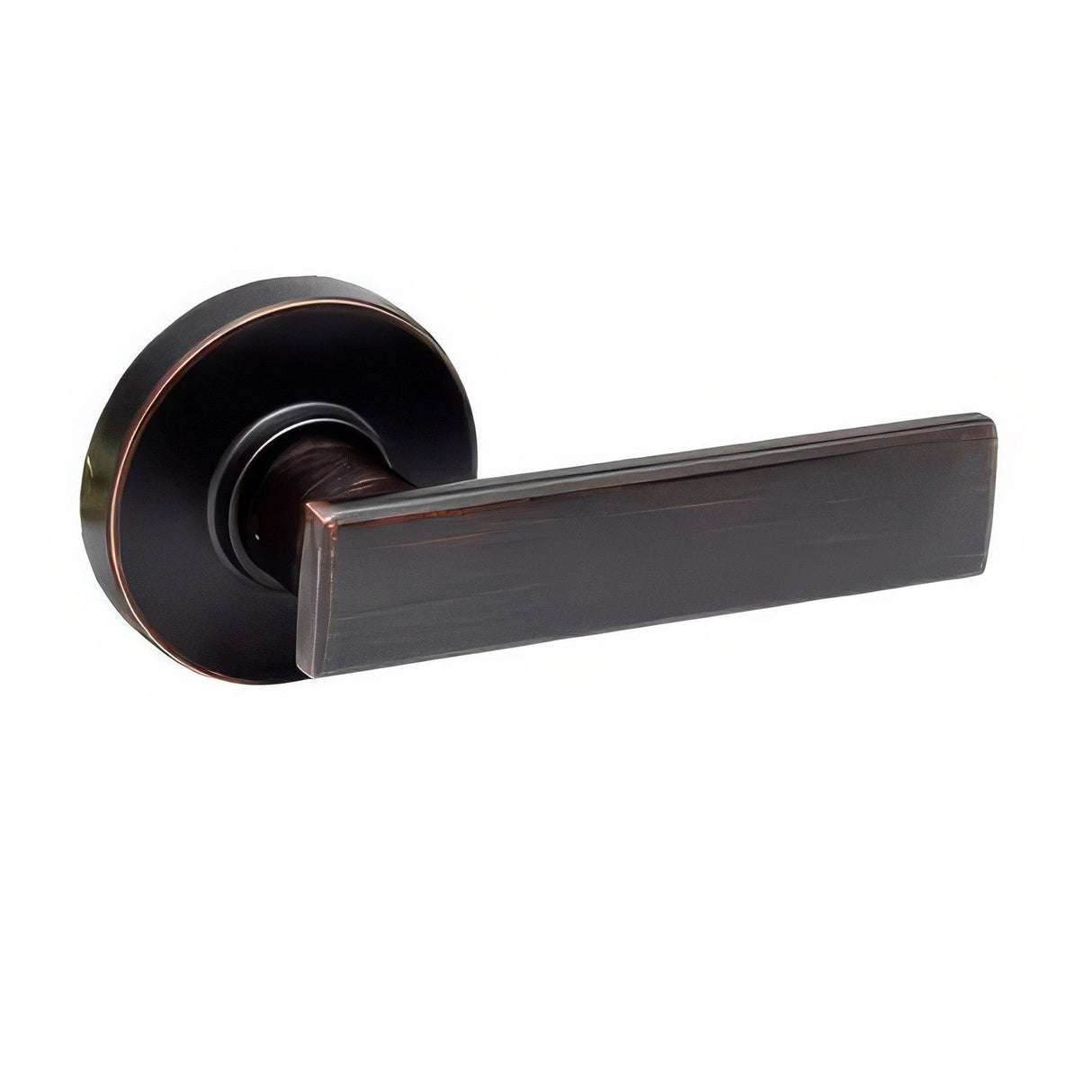 Copper Creek RL2290TB-RND tuscan bronze single dummy door lever