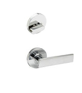 Copper Creek RL2890PS-RND polished stainless dummy handleset trim pack