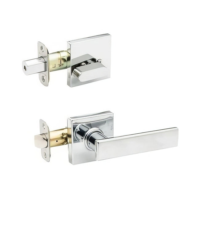 Copper Creek RL2890PS polished stainless dummy handleset trim pack