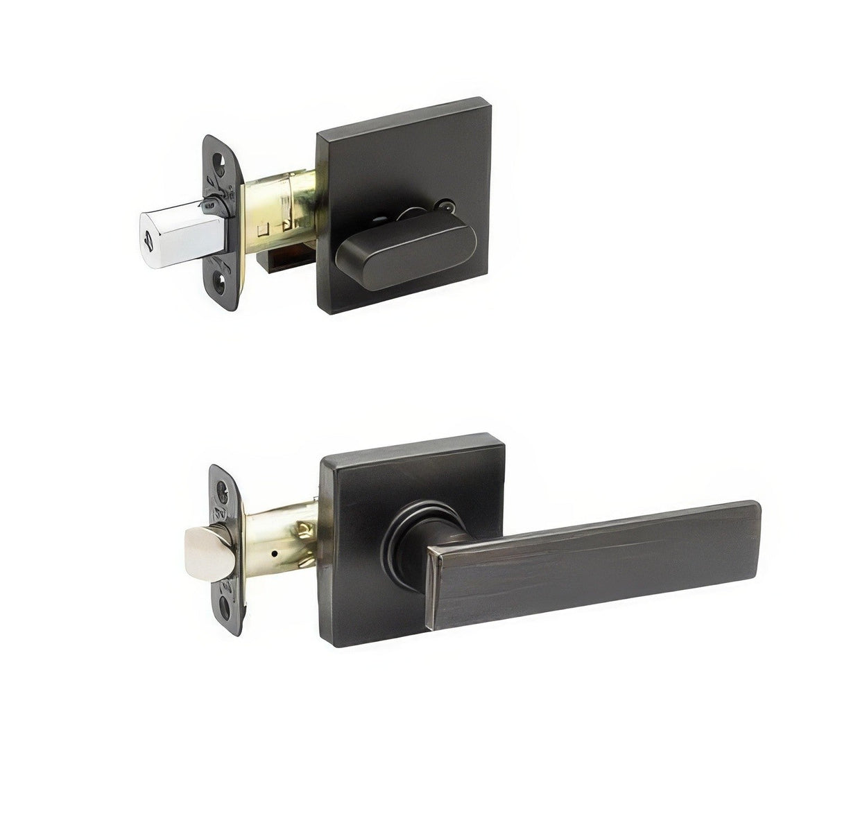 Copper Creek RL2890TB tuscan bronze dummy handleset trim pack