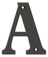 Deltana RL4A-10B oil rubbed bronze address number