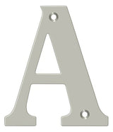 Deltana RL4A-15 satin nickel address number