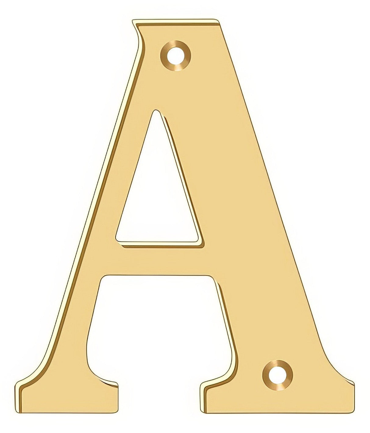Deltana RL4A-CR003 lifetime polished brass address number