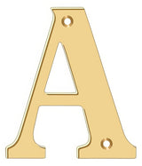 Deltana RL4A-CR003 lifetime polished brass address number