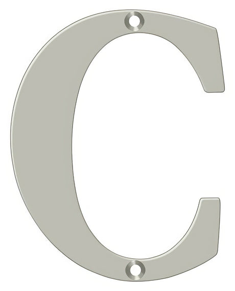 Deltana RL4C-15 satin nickel address number