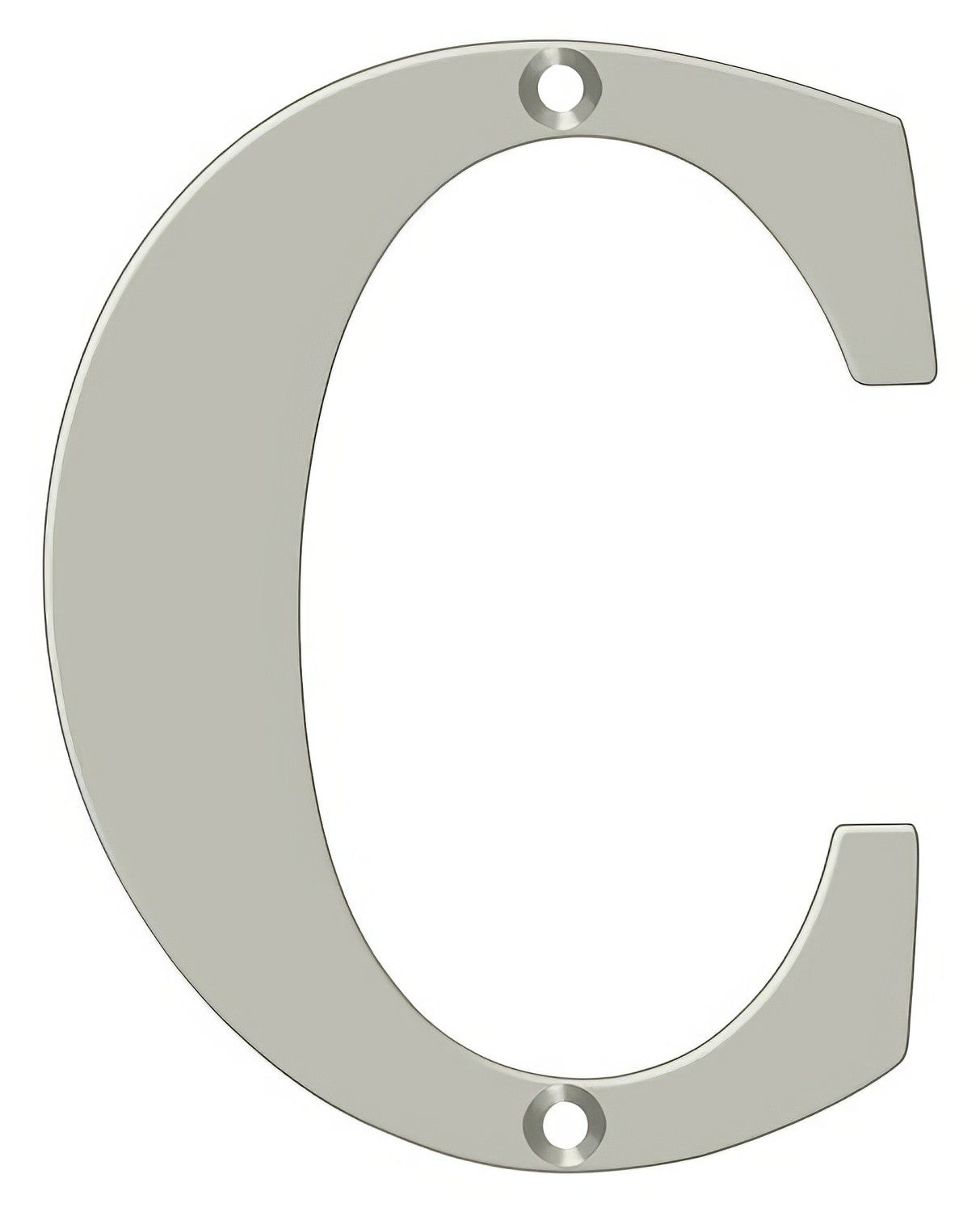 Deltana RL4C-15 satin nickel address number