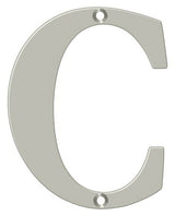Deltana RL4C-15 satin nickel address number