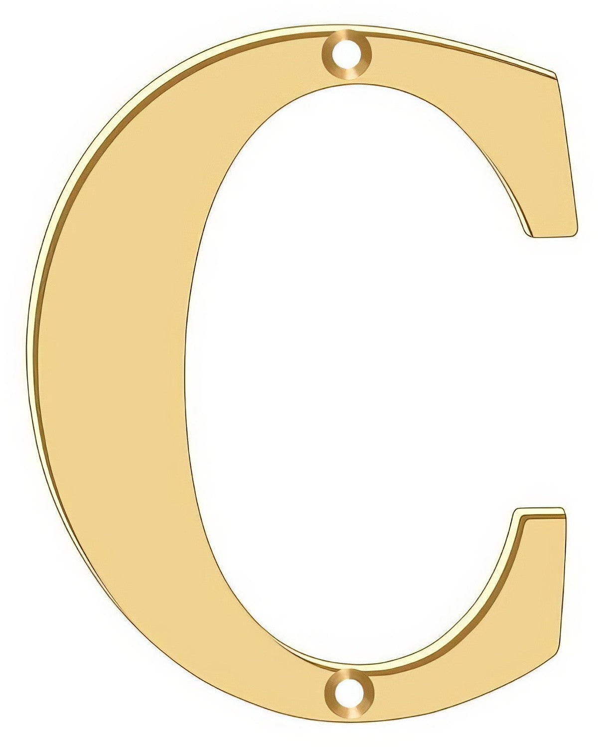 Deltana RL4C-CR003 lifetime polished brass address number