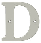 Deltana RL4D-15 satin nickel address number