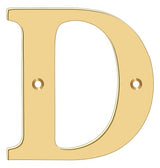 Deltana RL4D-CR003 lifetime polished brass address number