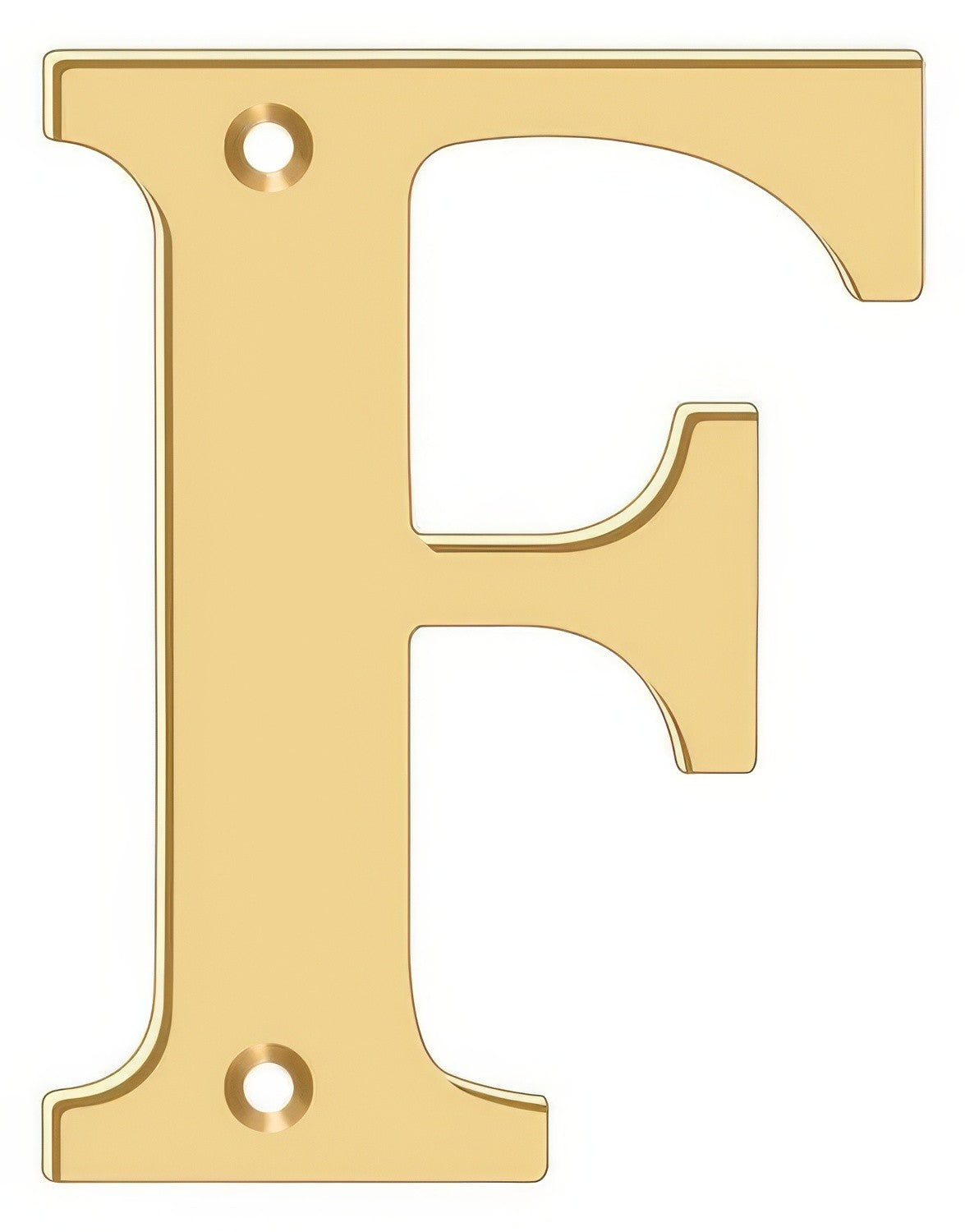 Deltana RL4F-CR003 lifetime polished brass address number